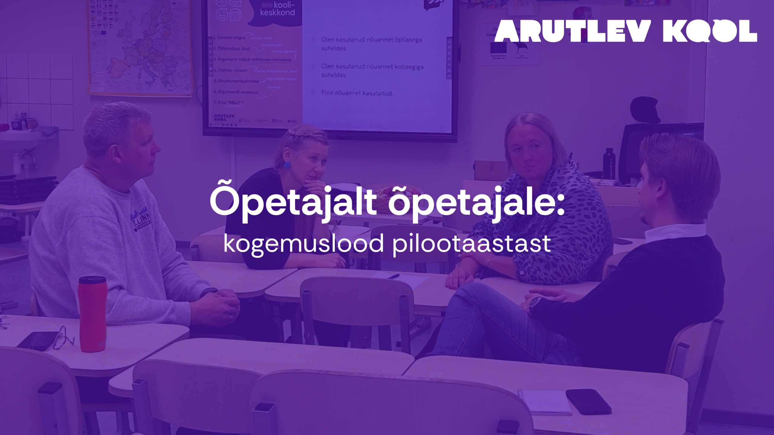 „Sõna saavad kõik“ – õpetaja Eda Miljandi kogemus Arutleva Kooliga